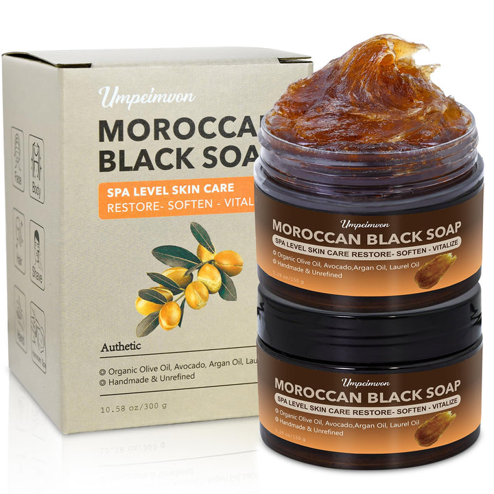 forvirness front packaging showing two 150g black soap bars and product name benefit