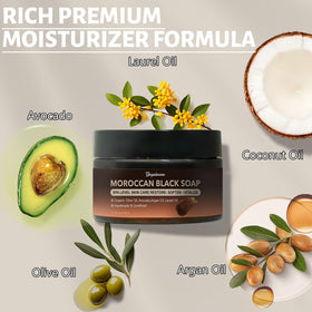 forvirness applied with kessa mitt demonstrating exfoliation and smoother skin benefit