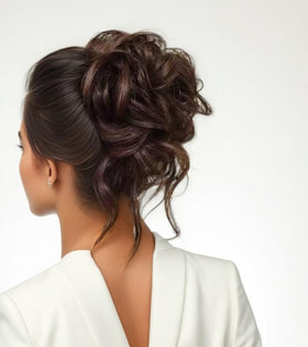 Fosrisix worn side profile demonstrating instant volume and flattering silhouette