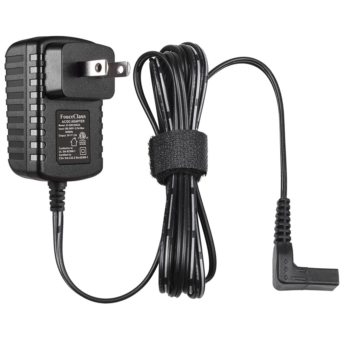 FouceClaus adapter front view showing plug and housing for quick identification