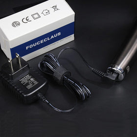FouceClaus adapter held in hand showing scale for portability and handling