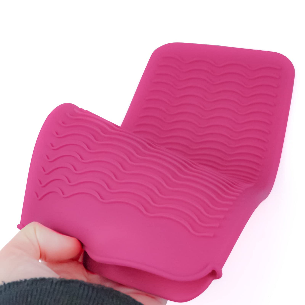 Fouews folded silicone pouch fitting easily into a travel bag