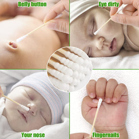 FOVURTE swab used to clean makeup edges for accurate application