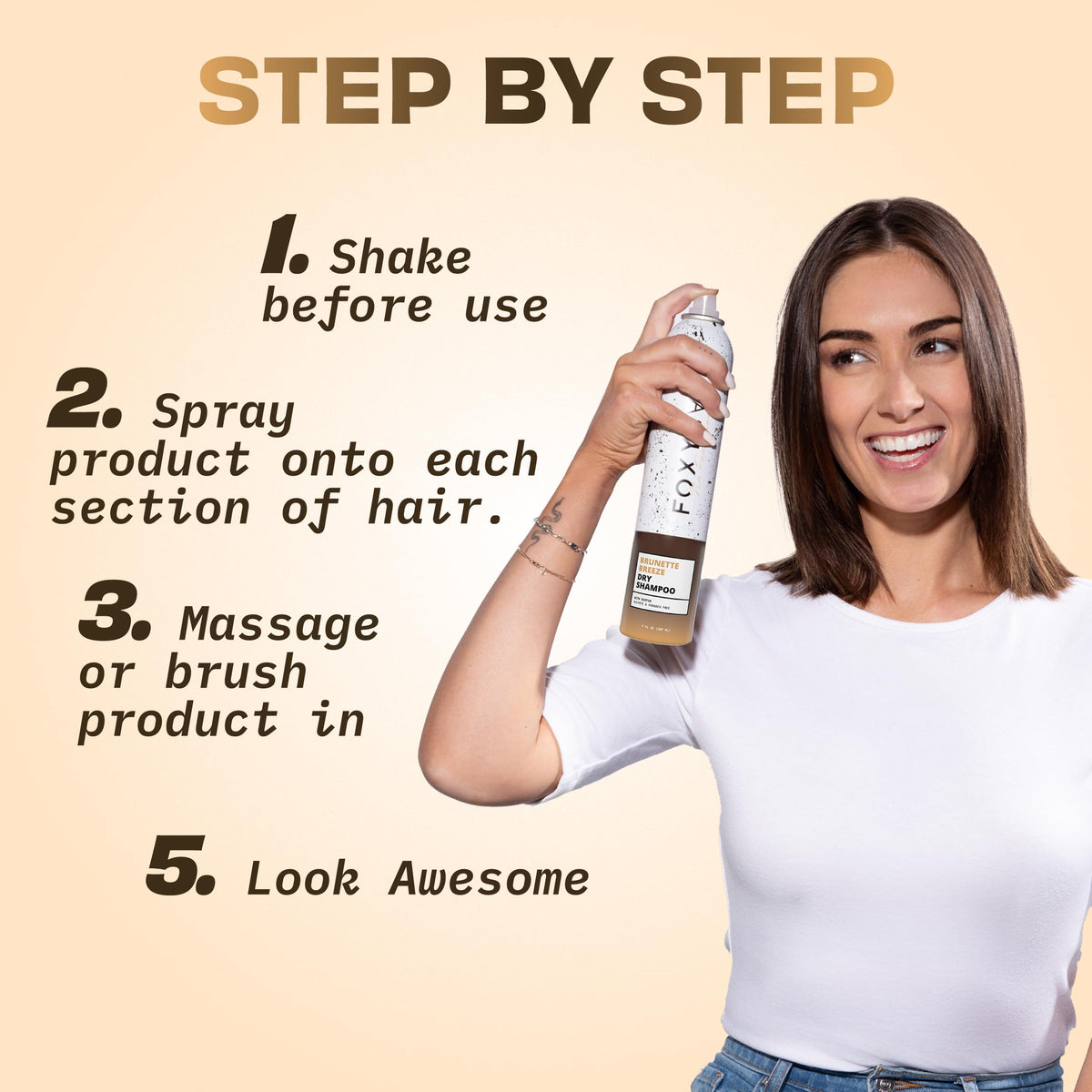 FoxyBae application at roots adding instant volume and freshness