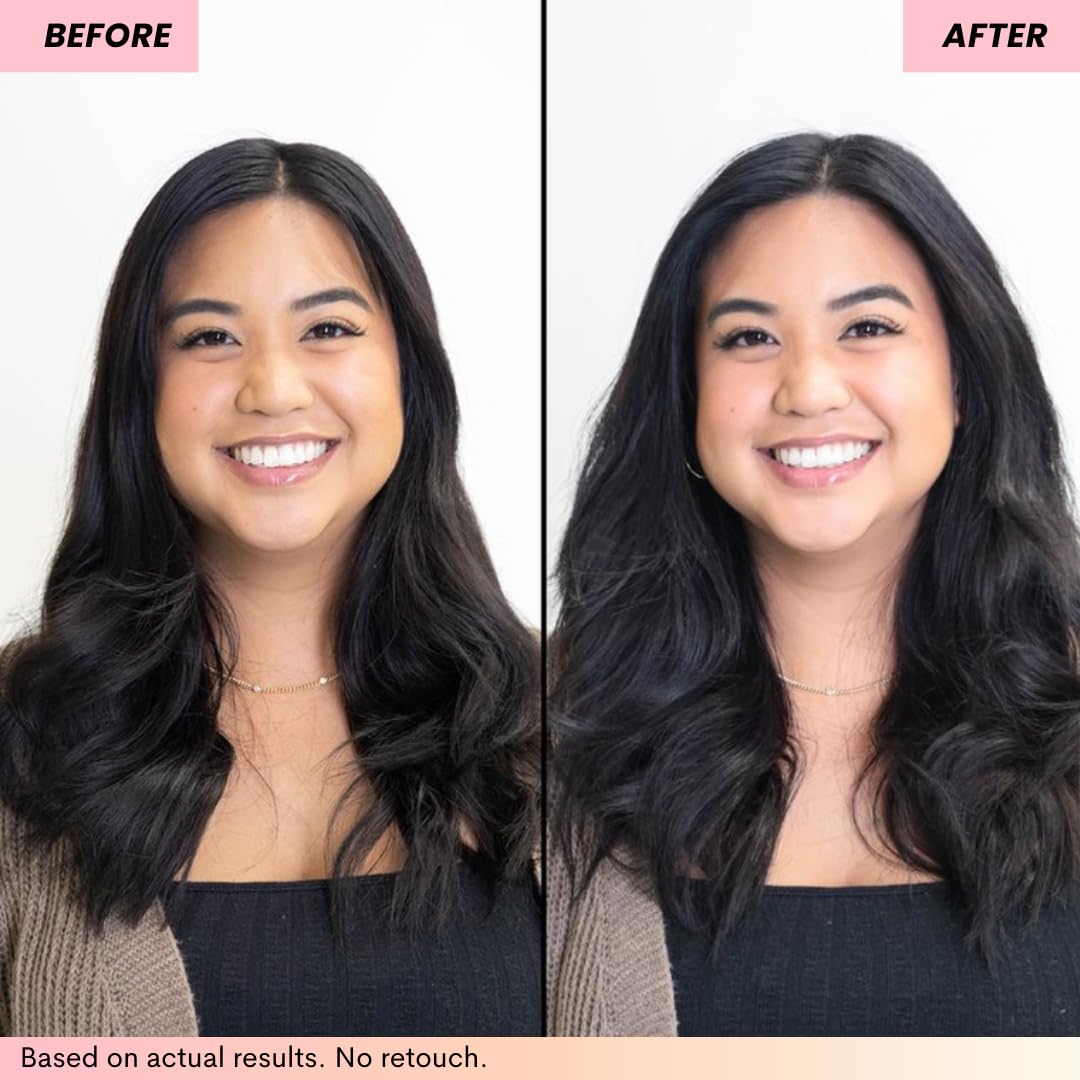 FoxyBae in morning routine setting adding volume and refreshed look