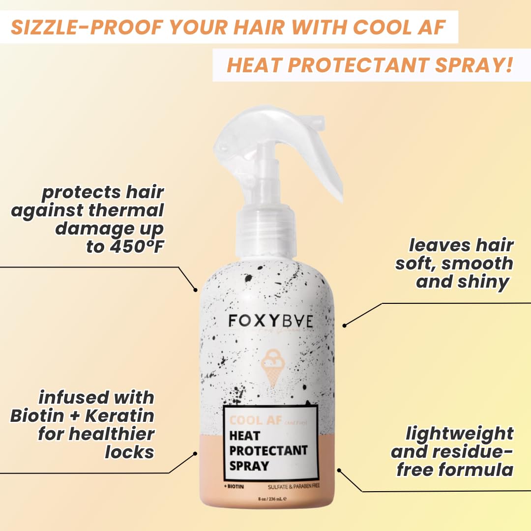 FoxyBae mist close-up demonstrating fine spray for even protection