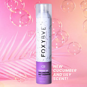 FoxyBae bottle on bathroom counter suggesting fast refresh routine