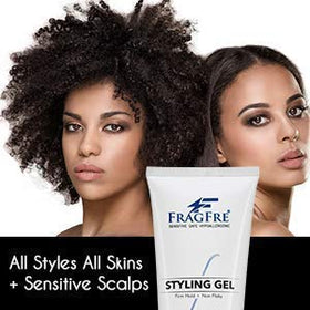 FRAGFRE styled slick-back lifestyle shot showing strong long-lasting hold
