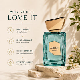 Fragrance World Aether oakmoss texture detail illustrating earthy base note depth