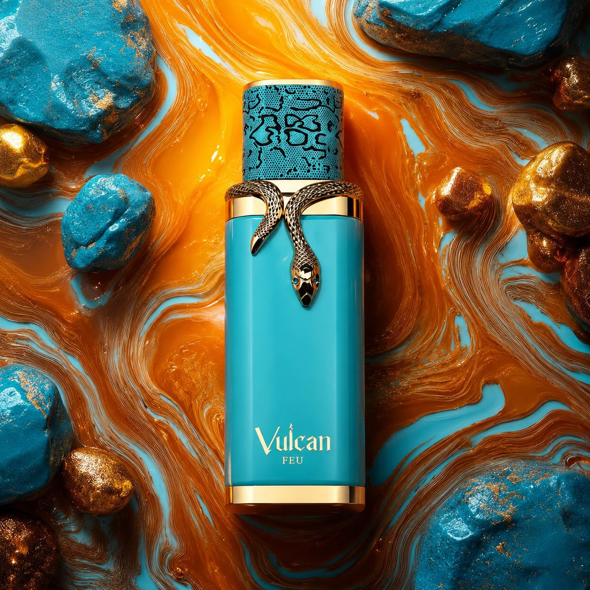 Fragrance World French Avenue Vulcan Feu top spray detail capturing fine mist for even application benefit
