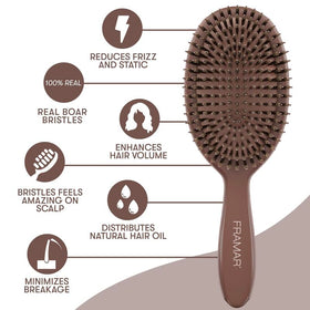 FRAMAR brush handle detail emphasizing sturdy grip and durable finish