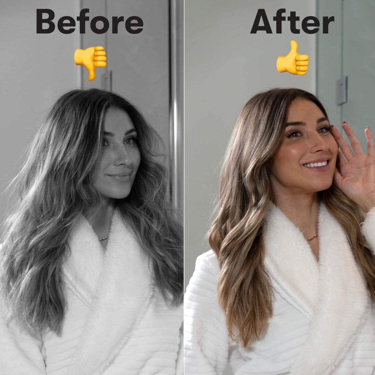 FRAMAR detangling wet hair demo reducing pull and breakage