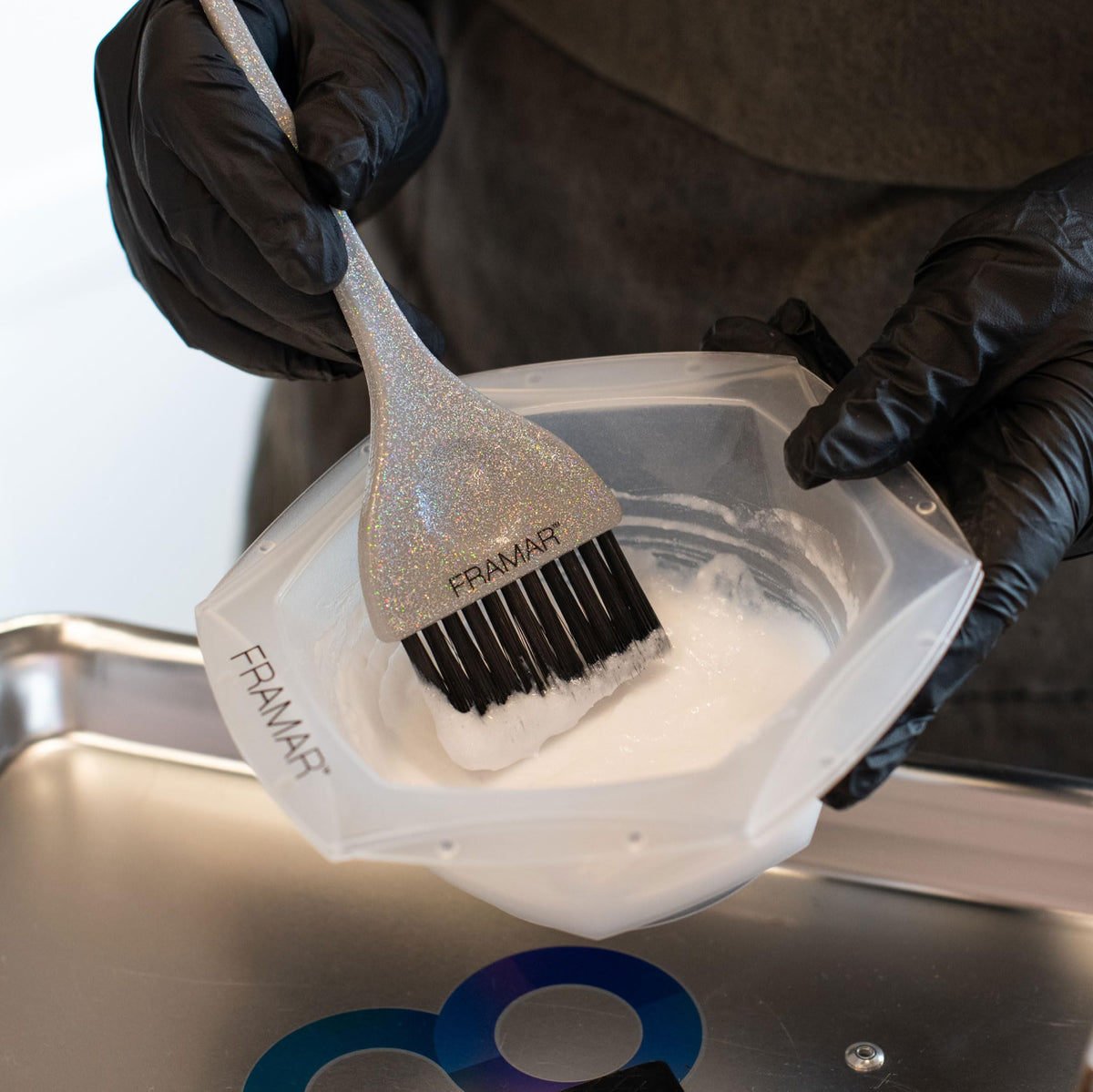 FRAMAR classic brush bristles texture demonstrating controlled application