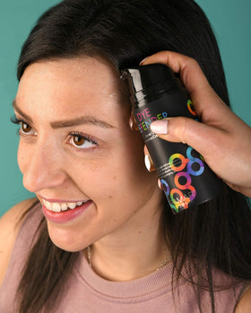 FRAMAR application at hairline demonstrating easy fingertip use and clean edges