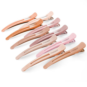 FRAMAR front view of 10-pack clips showing neutral color and professional design, durable hold