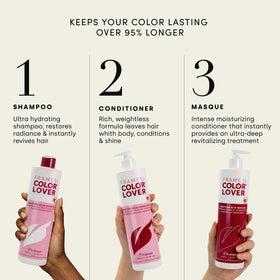 Framesi shampoo on bathroom shelf showing salon-quality everyday use benefit