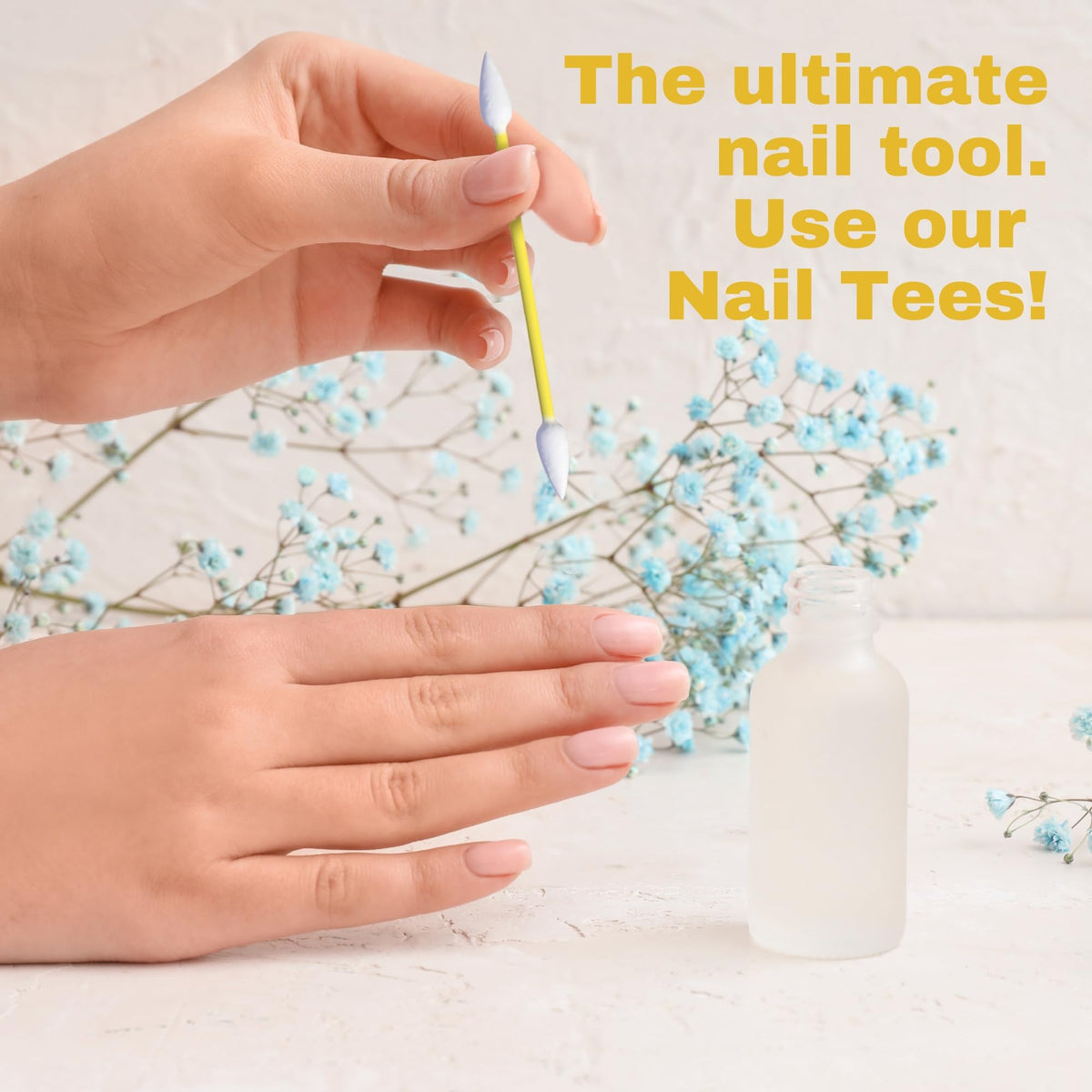 Fran Wilson cleaning detailed nail art around glitter and decals