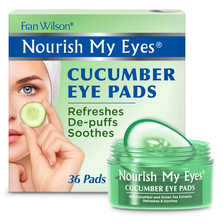 Fran Wilson front packaging showing 36-count eye pads for quick refresh