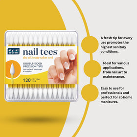 Fran Wilson swab absorbing nail polish remover for controlled cleanup
