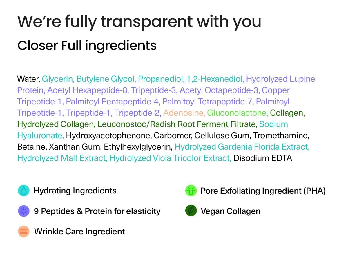 FRANKLY Closer Serum label and recyclable packaging detail emphasizing clean formula