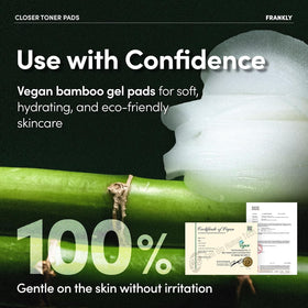 FRANKLY product label close-up highlighting ingredient transparency and safety