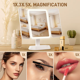 FRANO magnification panels showing 3x and 5x detail for precise grooming