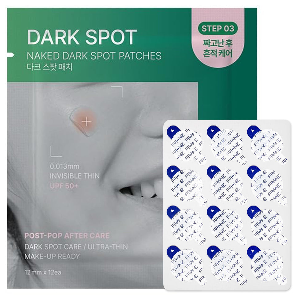 FRANZ front packaging showing 12-count patch trial, discreet protection benefit