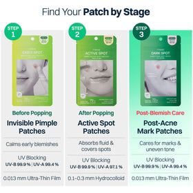 FRANZ patch beside nighttime vanity items, conveys overnight wear and protection benefit