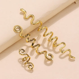 FRDTLUTHW spiral style installed on a braid, demonstrates secure fit and decorative shine