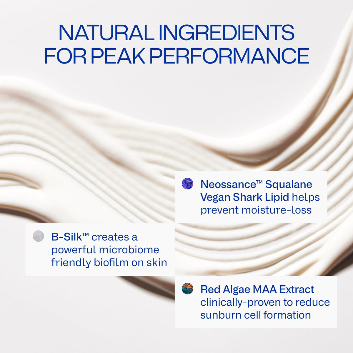 Freaks of Nature product being applied from tube showing lightweight feel benefit