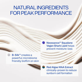 Freaks of Nature product being applied from tube showing lightweight feel benefit