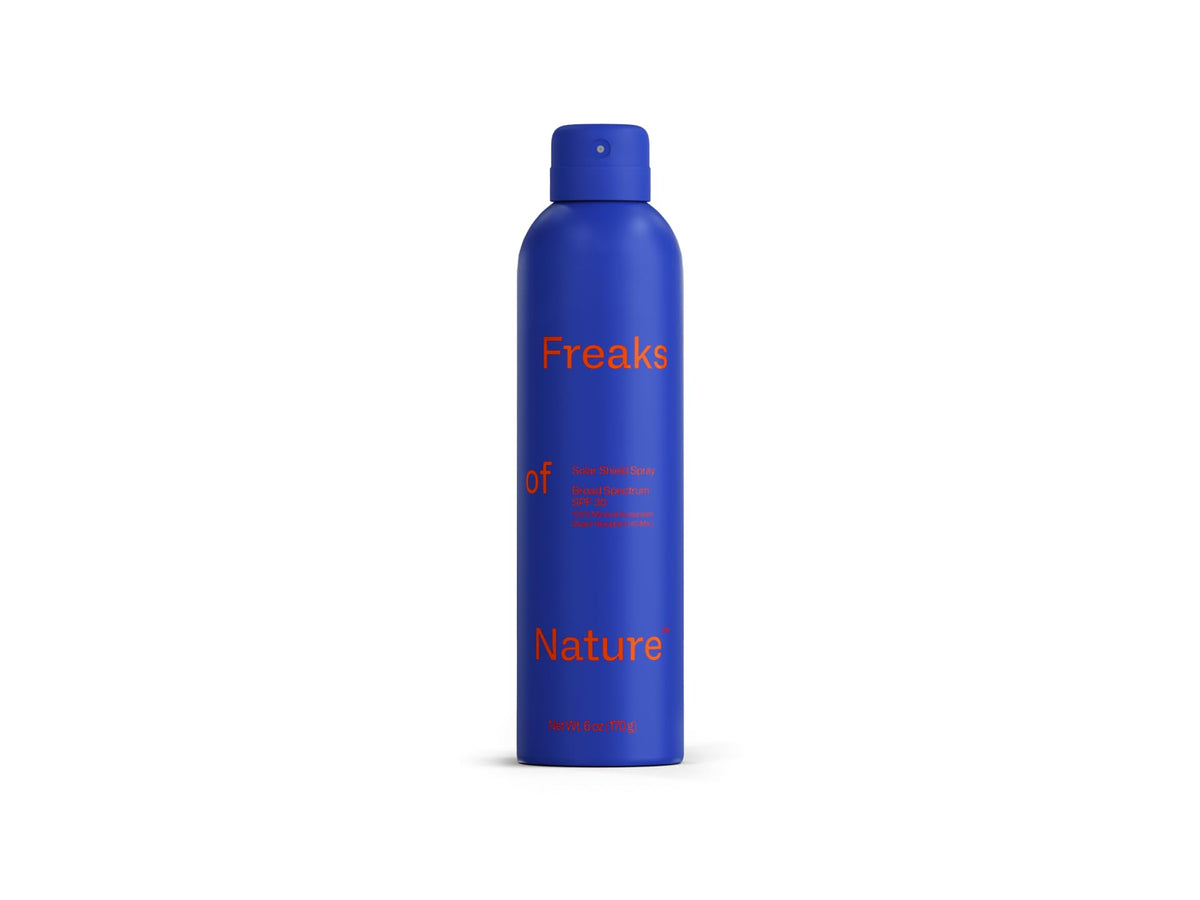 Freaks of Nature Solar Shield in use at the beach illustrating reef-safe protection and water-resistant performance during surf