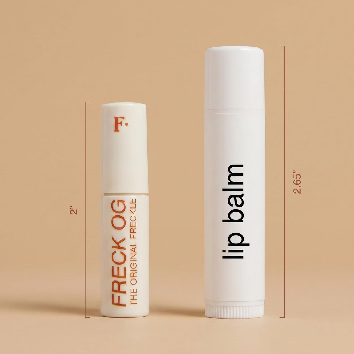 Freck Beauty applied on skin close-up showing natural sun-kissed effect