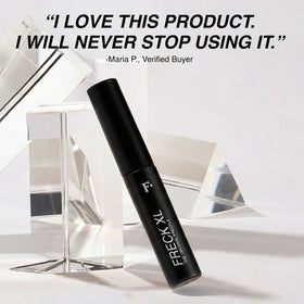 Freck Beauty label and ingredients panel highlighting clean vegan formula