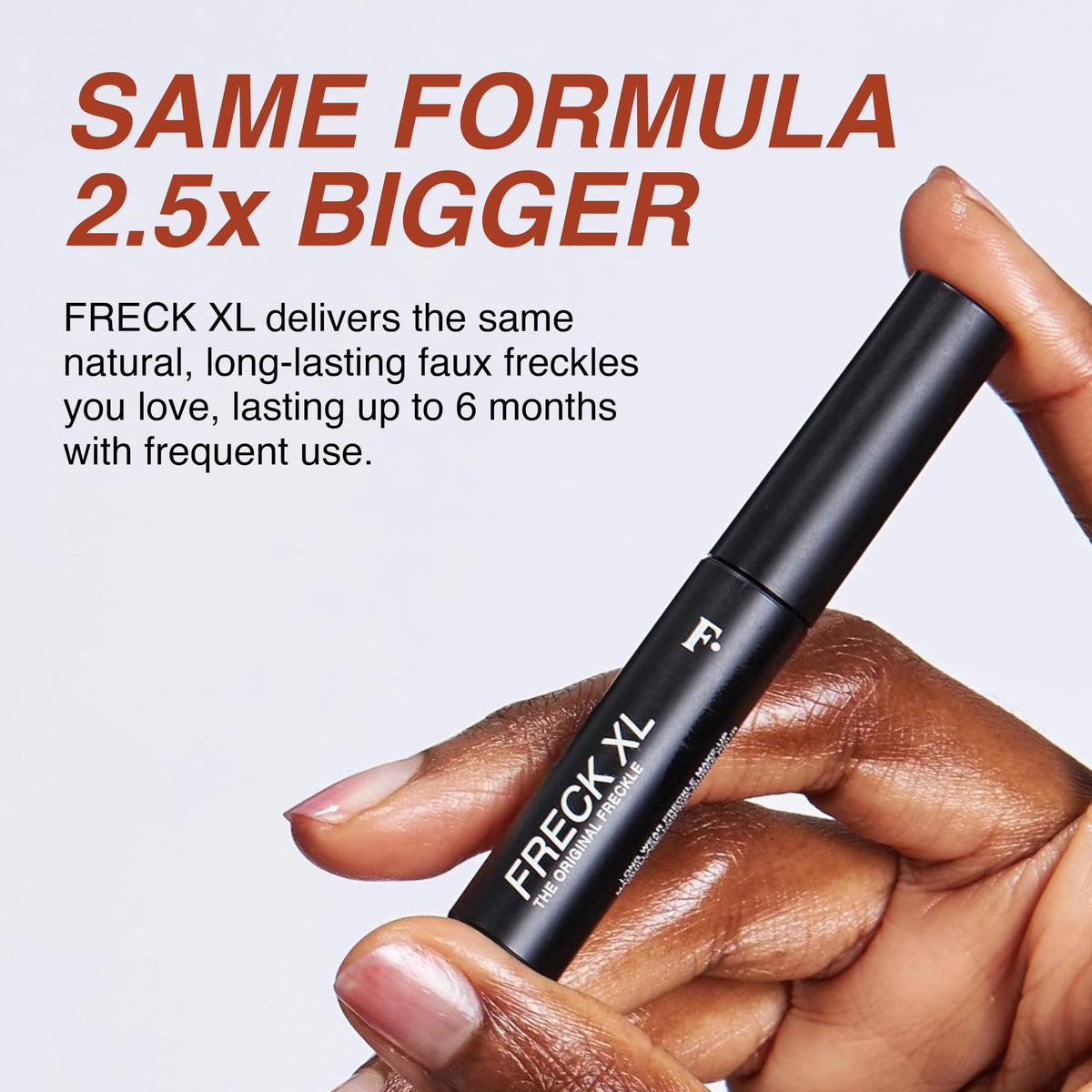 Freck Beauty ultra-fine brush tip close-up for precise freckle placement