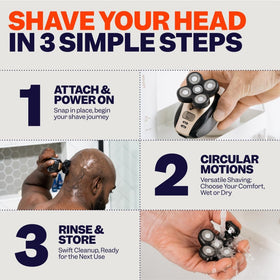 Freebird attachments laid out to show versatility and grooming options