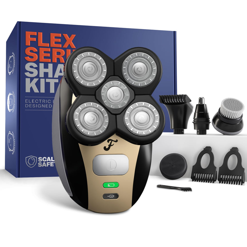 Freebird FlexSeries front view showing all included attachments and kit benefits