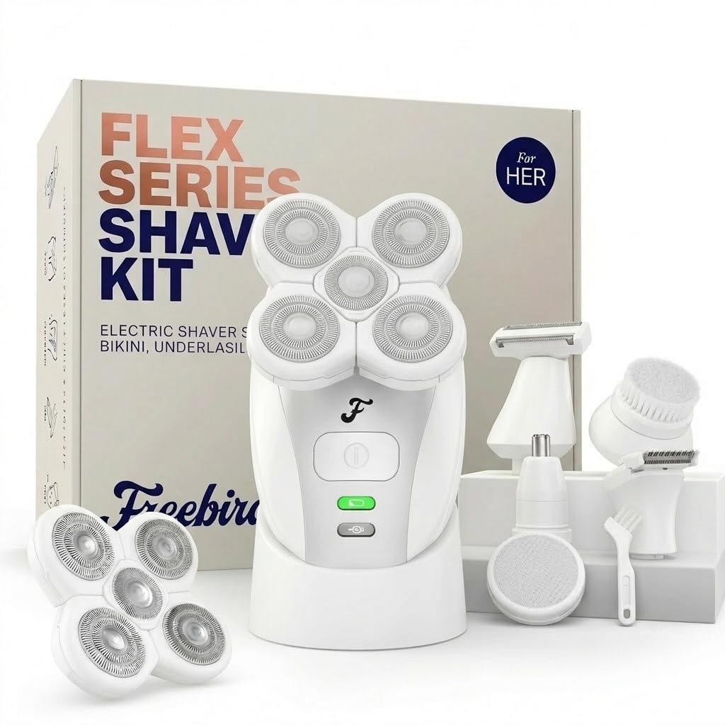 Freebird FlexSeries front view ergonomic shaver for comfortable grip