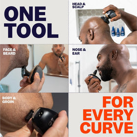 Freebird shaver in shower demonstrating waterproof design and convenience