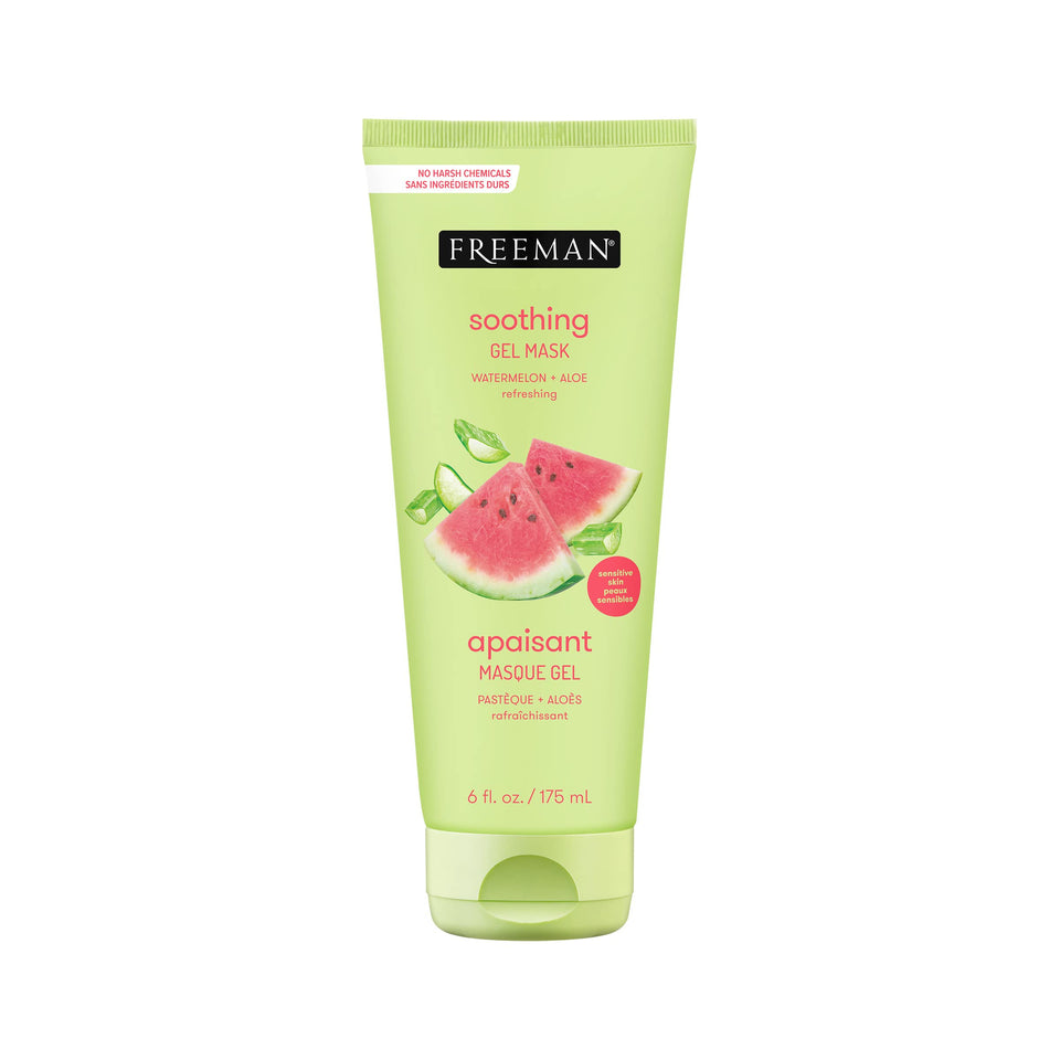 Freeman front tube showing watermelon and aloe cooling gel benefit