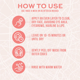 Freeman mask applying on cheek demonstrating even coverage and easy at-home treatment
