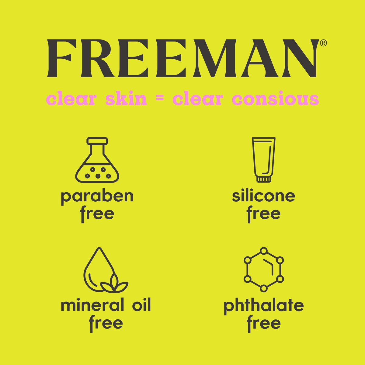 Freeman tube staged with skincare items showing routine-enhancing benefit