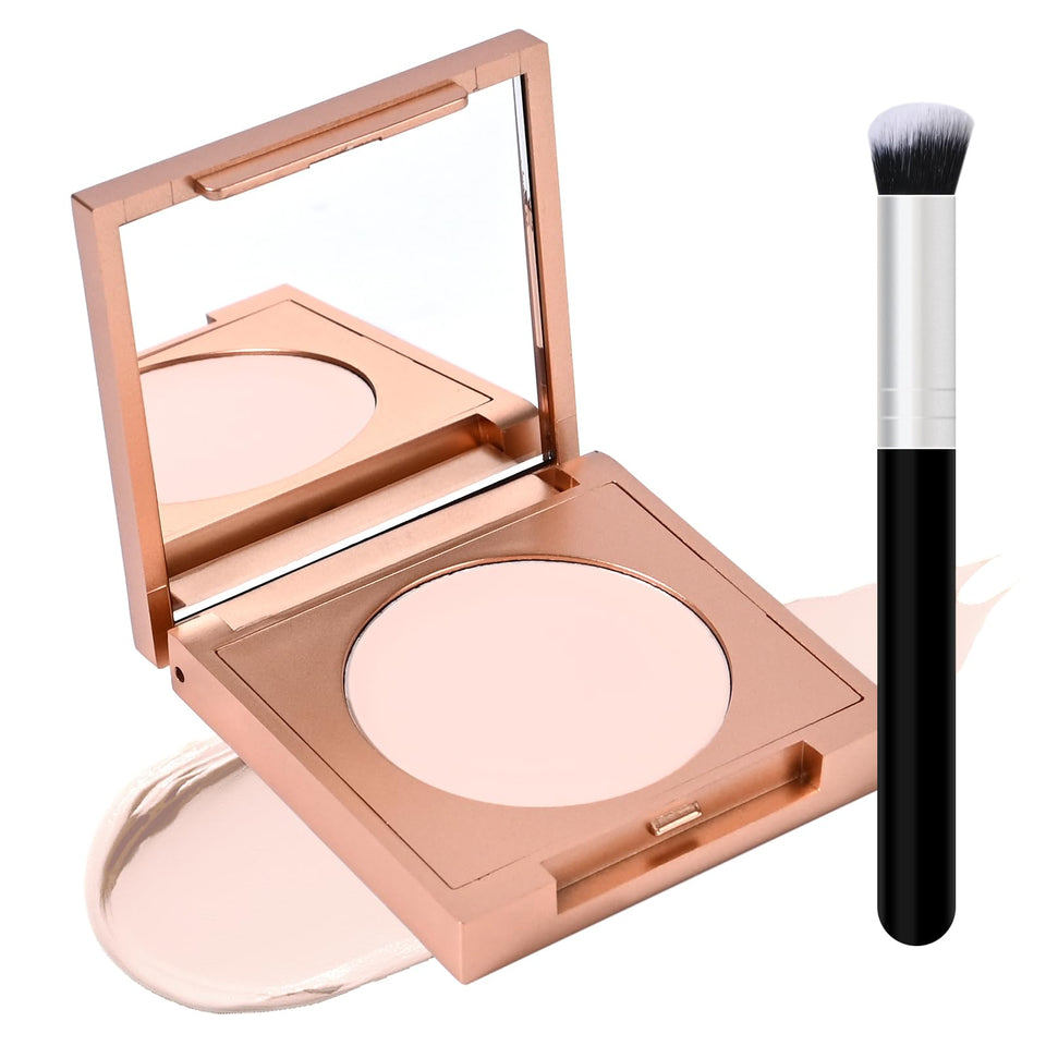FREEORR front packaging showing the under eye brightener and brush for easy use