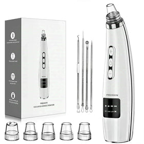 FREESHOW front view of pore vacuum showing compact design and easy grip for precise extraction
