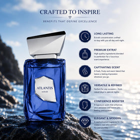 French Avenue Atlantis base notes composition of cacao and amberwood for warmth