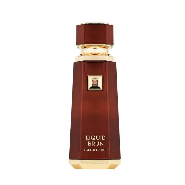 French Avenue front bottle view with elegant brown and gold design, showcases premium gifting