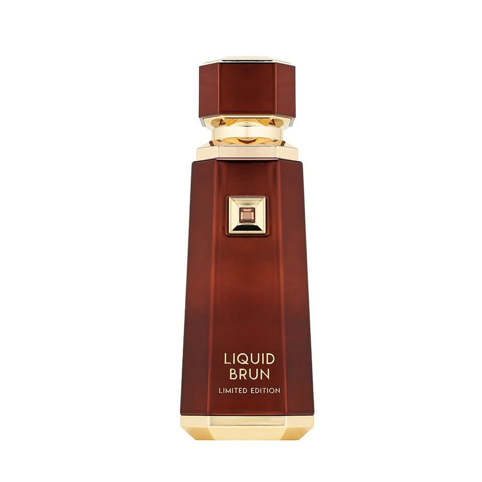 French Avenue front bottle view with elegant brown and gold design, showcases premium gifting