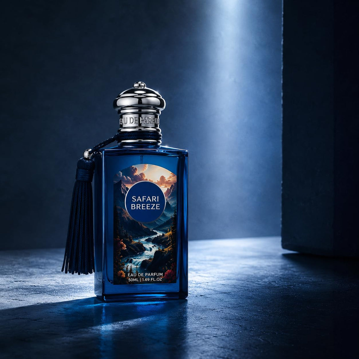 French Avenue 100ml bottle beside everyday objects for scale and travel-ready benefit