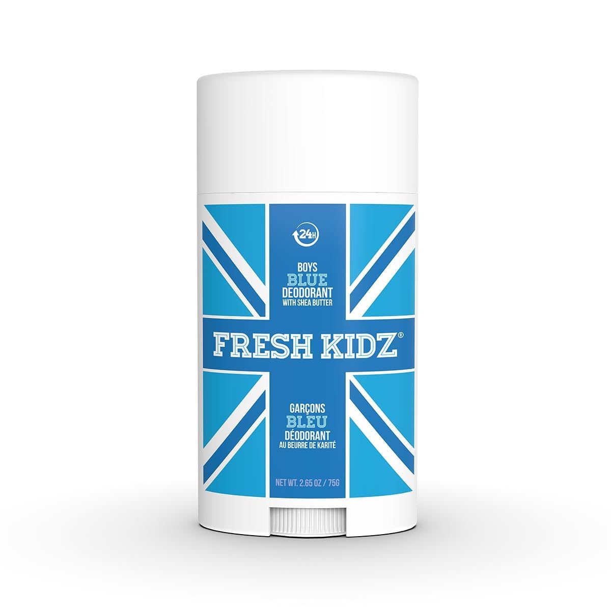 Fresh Kidz front packaging showing blue stick and scent, for easy selection