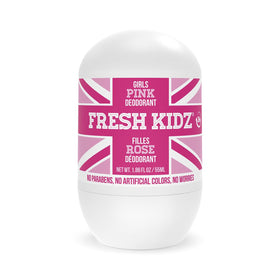 Fresh Kidz front packaging showing pink roll-on and child-friendly design